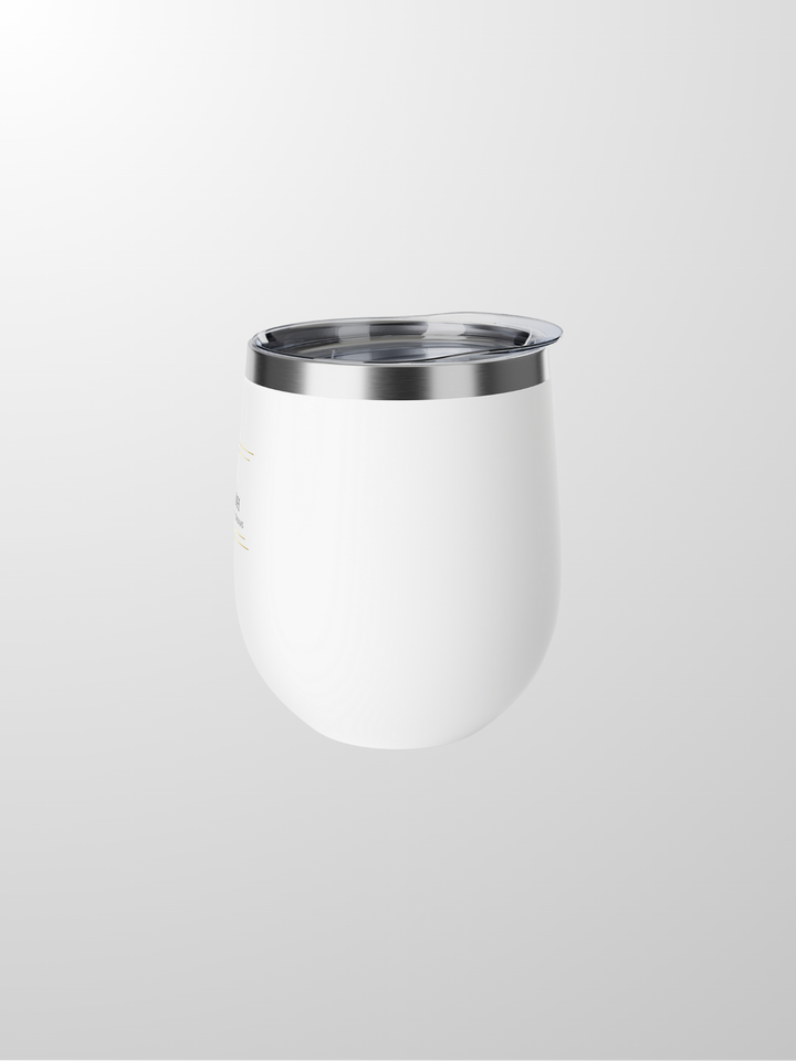 Van Ash Aurora Insulated Cup, a 12oz double-wall stainless steel cup with copper insulation and a push-on lid for elegant, effortless sipping.