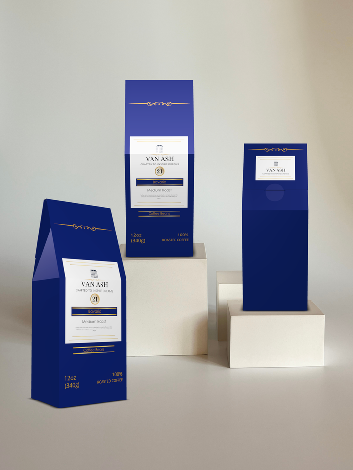 Bavaria No. 21 - Coffee Beans - Premium VAN ASH Coffee in Elegant Packaging.
