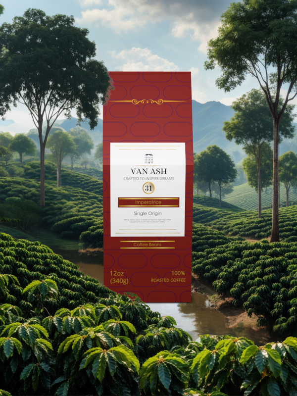 Imperatrice No. 31 - Coffee Beans - Premium VAN ASH Coffee in Elegant Packaging.