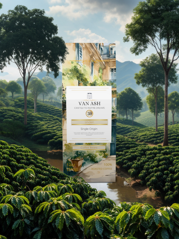 Linden No. 30 - Coffee Beans - Premium VAN ASH Coffee in Elegant Packaging.