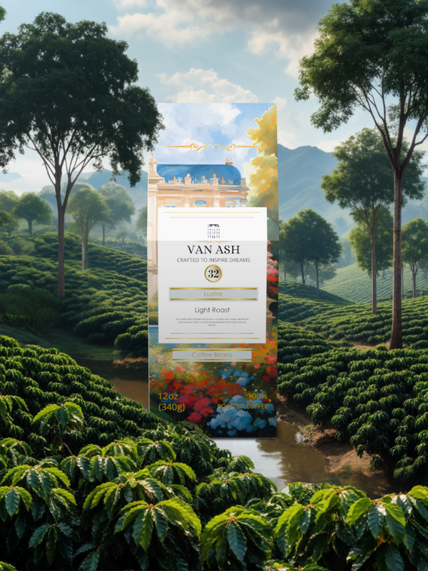 Lustre No. 32 - Coffee Beans - Premium VAN ASH Coffee in Elegant Packaging.