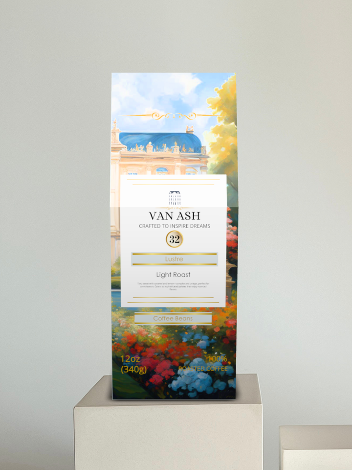 Lustre No. 32 - Coffee Beans - Premium VAN ASH Coffee in Elegant Packaging.