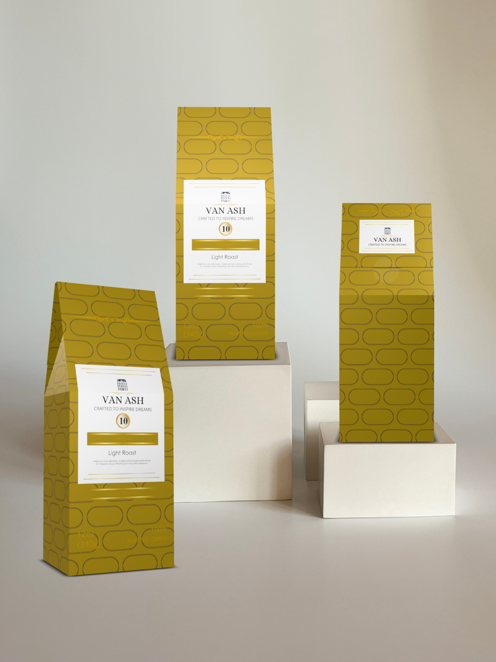Verano No. 10 - Ground Coffee - Premium VAN ASH Coffee in Elegant Packaging.