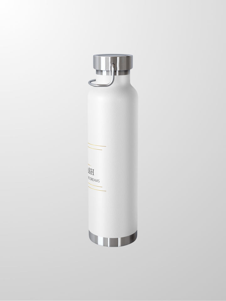 Van Ash Veritas Thermal Bottle, a sleek 22oz stainless steel bottle with advanced copper vacuum insulation, perfect for keeping drinks hot or cold in style.