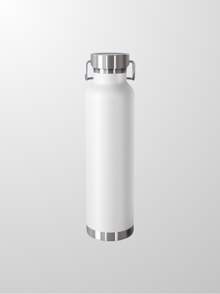 Van Ash Veritas Thermal Bottle, a sleek 22oz stainless steel bottle with advanced copper vacuum insulation, perfect for keeping drinks hot or cold in style.